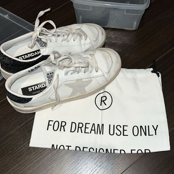 GOLDEN GOOSE Stardan Leather Low-Top Sneakers - Picture 13 of 13